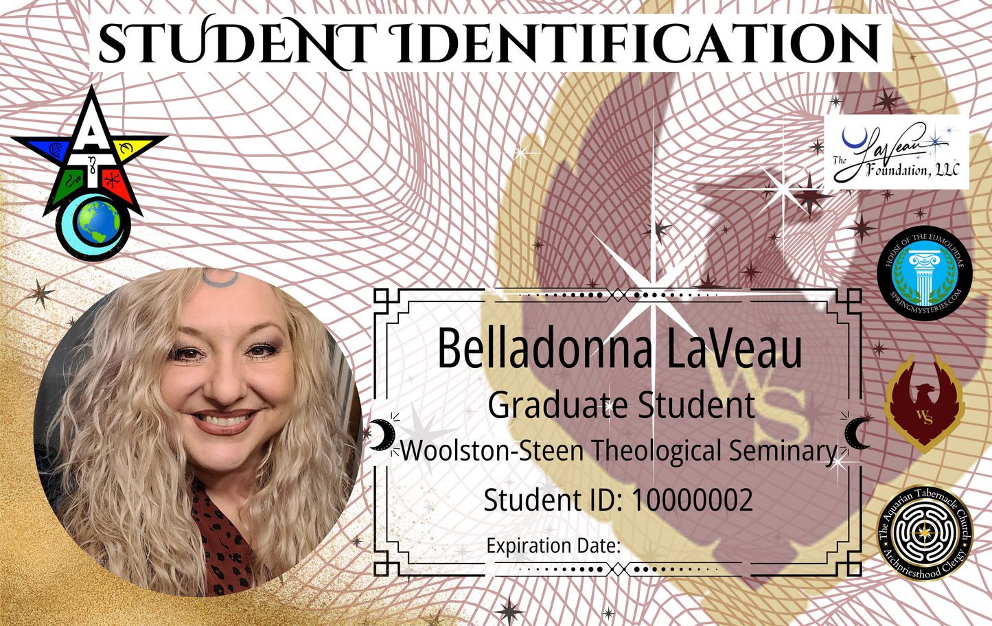 Identification ID Cards (Member, Student & Clergy) FILL OUT FORM IN PRODUCT DESCRIPTION