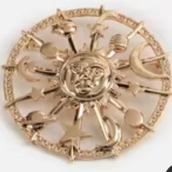 Sun God Brooch