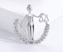 Libra Brooch