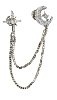Moon and Stars brooch