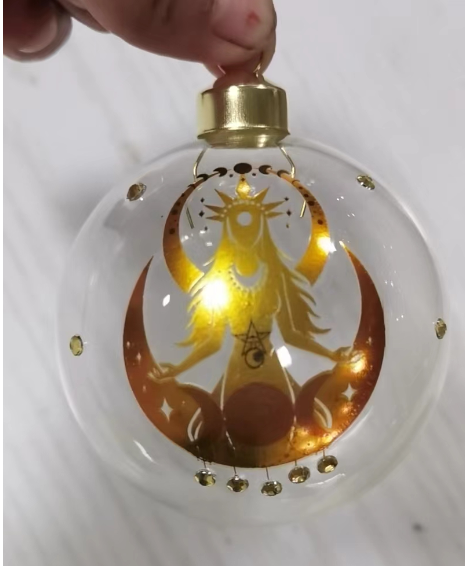 Golden Goddess Ornaments