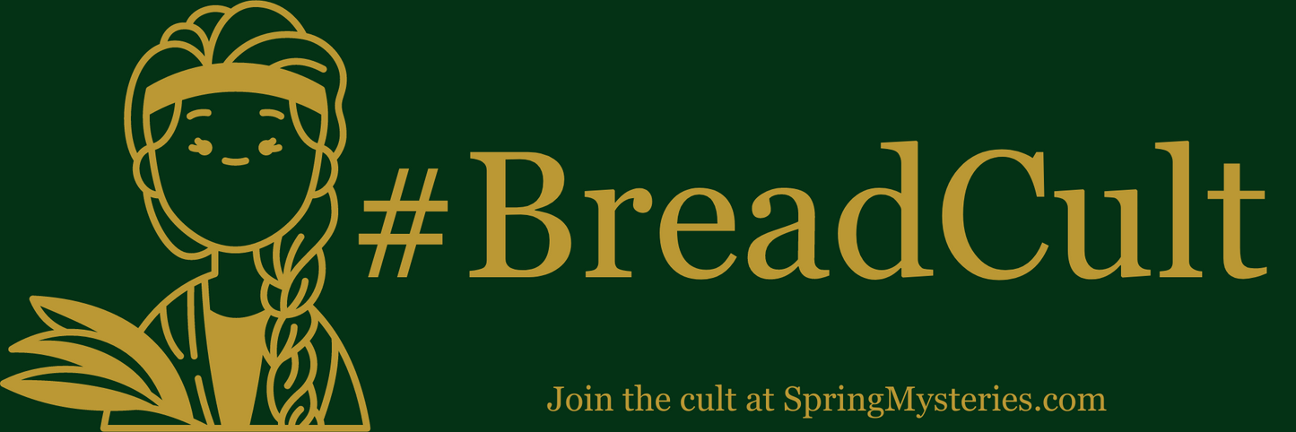 Spring Mysteries Festival #BreadCult Bumper Sticker