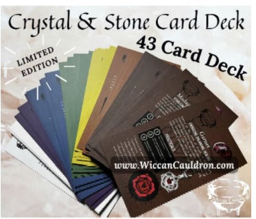 Crystal & Stone Card Deck