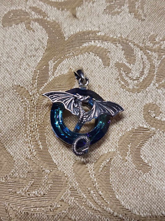 Silver Dragon Pendant