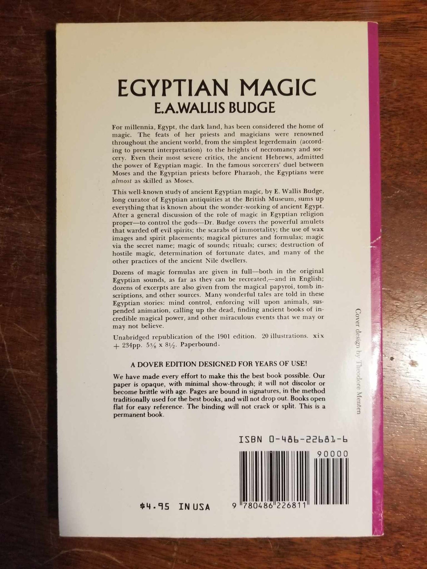 Egyptian Magic by E.A.Wallis Budge