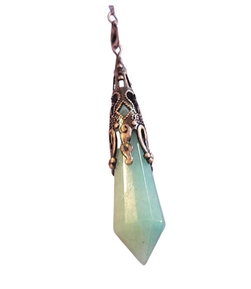 Green Crystal Pendulum