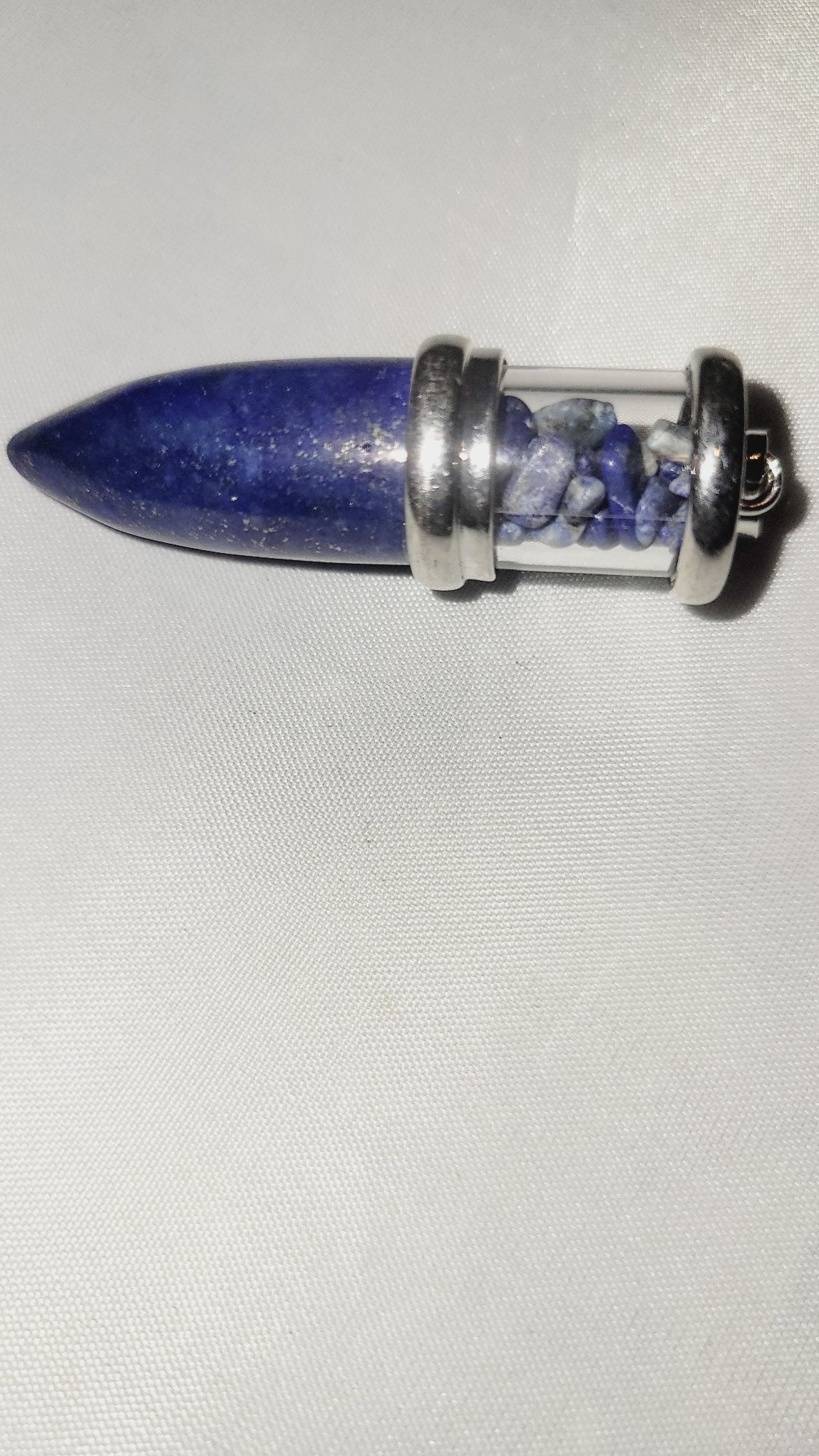 Lapis Lazuli Bullet Pendant