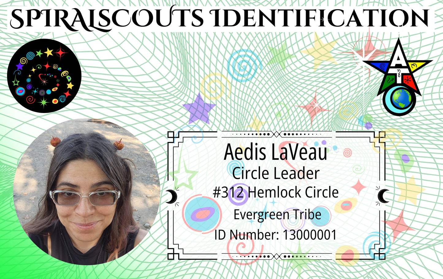 SpiralScouts Member Identification ID Cards FILL OUT FORM IN PRODUCT DESCRIPTION