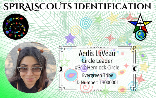 SpiralScouts Member Identification ID Cards FILL OUT FORM IN PRODUCT DESCRIPTION