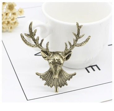 Mighty Stag Brooch