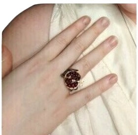 Persephone's Pomegranate Ring