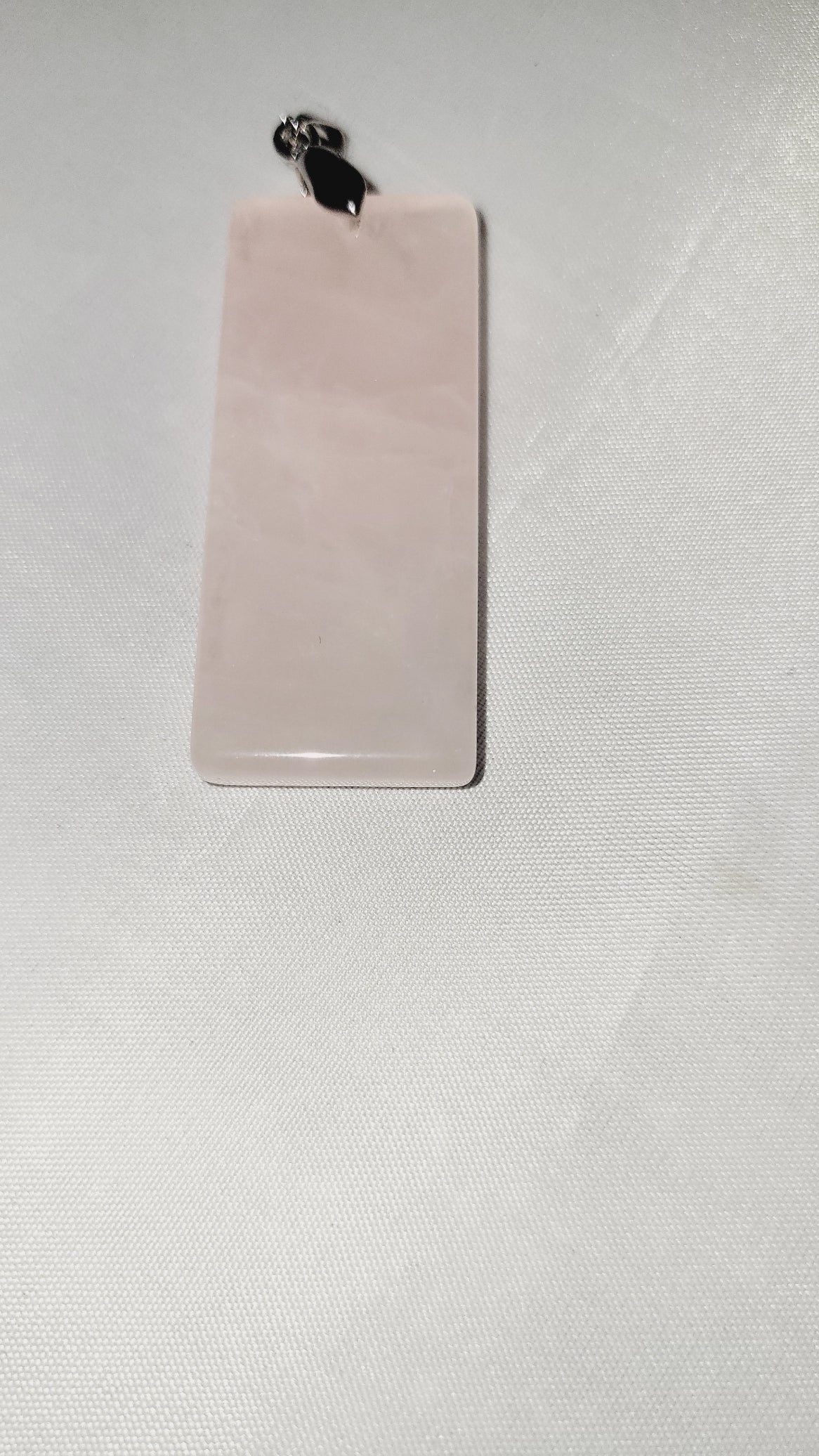 Rose Quartz Rectangle Pendant