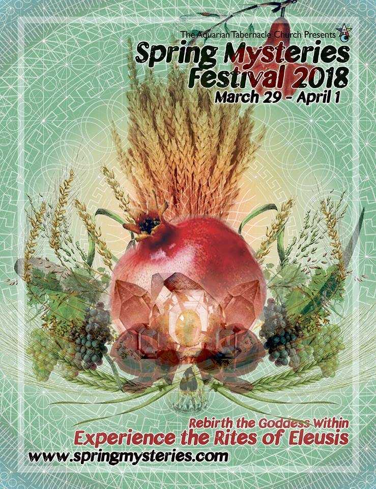 Spring Mysteries Festival Poster